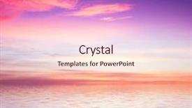  Presentation with pink panther - Beautiful theme featuring free sunset beach - unreal background pink sunrise backdrop and a lemonade colored foreground