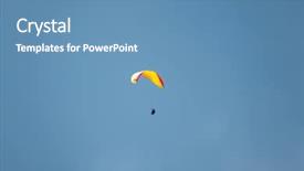  Presentation with airplane night sky cloud - PPT theme having free switzerland - tandem paragliders flying background and a teal colored foreground