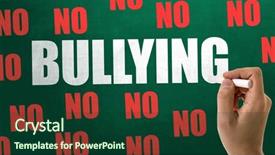  Presentation with bullying - Amazing presentation design having free teachers - no bullying backdrop and a forest green colored foreground