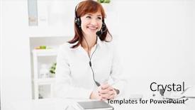 Presentation with desk - Amazing PPT layouts having free teachers - portrait of a beautiful woman backdrop and a white colored foreground