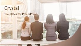  Presentation with team building - PPT theme having team building free - group of business man background and a cream colored foreground