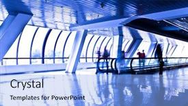  Presentation with moving - Colorful slides enhanced with free technicial - people are moving in blue backdrop and a light blue colored foreground