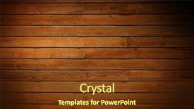  Presentation with brown wood texture - Slides consisting of free templates - dark brown wooden panels background and a tawny brown colored foreground