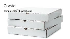  Presentation with pizza - Amazing slide deck having free templates - stack of three blank pizza backdrop and a white colored foreground