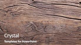  Presentation with rustic old wood texture - Colorful presentation theme enhanced with free templates - texture of old wooden planks backdrop and a tawny brown colored foreground