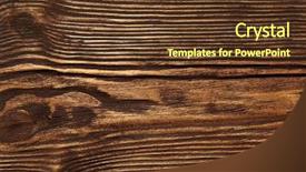  Presentation with wood texture - PPT theme featuring free templates - wood texture with natural pattern background and a tawny brown colored foreground