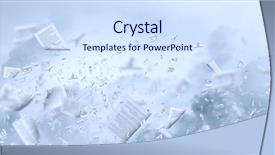  Presentation with flying - Cool new slide deck with free themes - background conceptual image with papers backdrop and a sky blue colored foreground