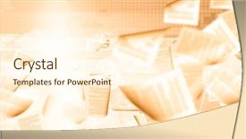  Presentation with transportation air balloon flying - Slide set having free themes - background conceptual image with papers background and a  colored foreground