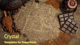  Presentation with detox green smoothies still life - Amazing presentation having free themes - coffee and cocoa theme still-life backdrop and a tawny brown colored foreground