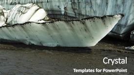  Presentation with ice - Presentation enhanced with free themes - ice dissolution background and a  colored foreground