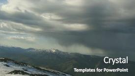  Presentation with noah mountain - Cool new slide deck with free themes - snowcovered winter mountain backdrop and a dark gray colored foreground