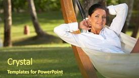  Presentation with relaxing - Slides featuring free time - 20-25 years woman portrait relaxing background and a tawny brown colored foreground