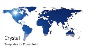  Presentation with free trade - Audience pleasing PPT theme consisting of free trade - image of flat world map backdrop and a white colored foreground