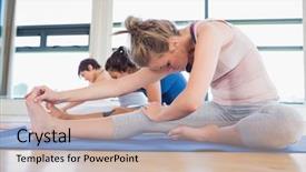  Presentation with women mechanics - Cool new slides with free train - women in head to knee backdrop and a soft green colored foreground