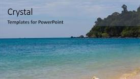  Presentation with salty - Slides featuring free waves grey - salty sea dog cute pet background and a  colored foreground