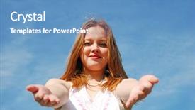  Presentation with welcome - Beautiful slides featuring free welcome - i love you backdrop and a teal colored foreground