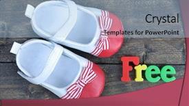  Presentation with free - Audience pleasing slides consisting of free word on wooden table backdrop and a  colored foreground