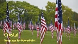  Presentation with memorial - PPT layouts featuring free world flags - 911 memorial in st louis background and a  colored foreground