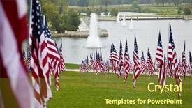  Presentation with world flags - Cool new slides with free world flags - 911 memorial in st louis backdrop and a  colored foreground