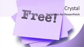  Presentation with free cannabis - Presentation design with free written on a note background and a  colored foreground