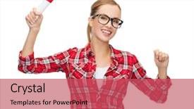  Presentation with university - Presentation theme having academic freedom - university and education concept background and a  colored foreground