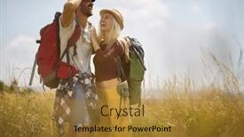  Presentation with freedom - PPT layouts featuring freedom-and-love-smiling-couple background and a gold colored foreground