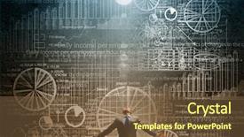  Presentation with spread - Slide deck consisting of freedom concept - businessman with hands spread apart background and a tawny brown colored foreground