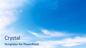  Presentation with freedom - Presentation featuring freedom concept background of blue background and a light blue colored foreground