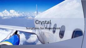  Presentation with freedom fighters - Cool new PPT layouts with freedom fighters - airplane at fly backdrop and a light blue colored foreground