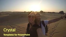  Presentation with camel in the thar desert - Slides enhanced with freedom india - couple taking a selfie background and a tawny brown colored foreground