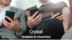  Presentation with group - Slide deck featuring freedom information - group of young people use background and a black colored foreground