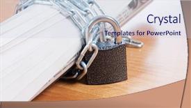  Presentation with chains - PPT layouts featuring freedom information - newspapers with chains background and a lemonade colored foreground