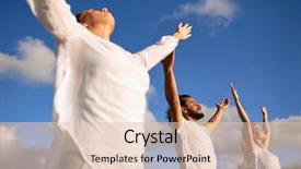  Presentation with freedom worship - PPT layouts consisting of freedom worship - fitness sport yoga and healthy background and a lemonade colored foreground