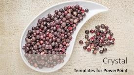  Presentation with common cold - Colorful PPT theme enhanced with elderberry - freeze dried elderberries backdrop and a lemonade colored foreground