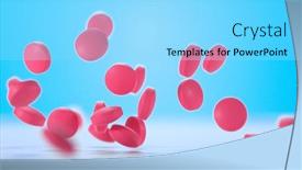  Presentation with freeze - Slide set consisting of freeze-motion-of-falling-pills background and a arctic colored foreground