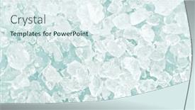  Presentation with beverages - Presentation theme having freeze-motion-of-flying-crushed background and a sky blue colored foreground