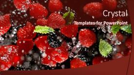  Presentation with healthy eating - Amazing PPT layouts having freeze-motion-of-flying-group backdrop and a tawny brown colored foreground