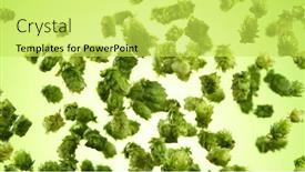  Presentation with beer hops - Presentation design featuring freeze-motion-of-flying-hops background and a yellow colored foreground