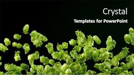  Presentation with beer hops - Slide deck consisting of freeze-motion-of-flying-hops background and a black colored foreground