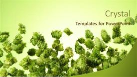  Presentation with beer hops - Presentation theme enhanced with freeze-motion-of-flying-hops background and a cream colored foreground