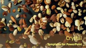  Presentation with freeze - PPT theme with freeze-motion-of-flying-mix background and a tawny brown colored foreground