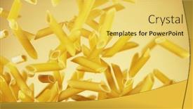  Presentation with penne pasta - Slides enhanced with freeze-motion-of-flying-uncooked background and a yellow colored foreground