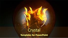  Presentation with light bulb graduation cap - Presentation with freeze-motion-of-light-bulb background and a tawny brown colored foreground