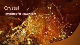  Presentation with alcoholic - PPT layouts enhanced with freeze-motion-of-splashing-whisky background and a wine colored foreground