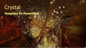  Presentation with alcoholic beverage - Slide deck featuring freeze-motion-of-splashing-white background and a tawny brown colored foreground