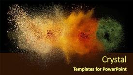  Presentation with snack gluten free food various - Presentation consisting of freeze-motion-of-various-spice background and a tawny brown colored foreground