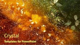  Presentation with freeze - Beautiful presentation design featuring freeze-motion-of-various-spice backdrop and a tawny brown colored foreground