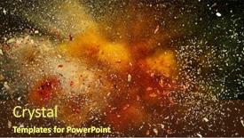  Presentation with freeze - Slide set enhanced with freeze-motion-of-various-spice background and a tawny brown colored foreground