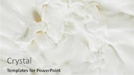  Presentation with freeze - Slide set featuring freeze-motion-of-whirling-milk background and a light gray colored foreground