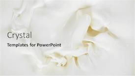  Presentation with freeze - PPT layouts consisting of freeze-motion-of-whirling-milk background and a light gray colored foreground